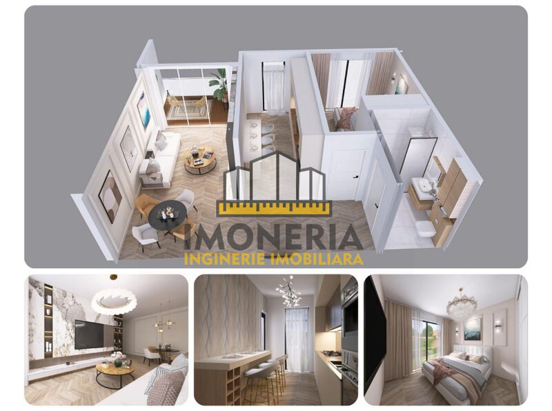 Empire Residence Tornadei 2, comision 0%, 2 camere spatioase, imobil premium