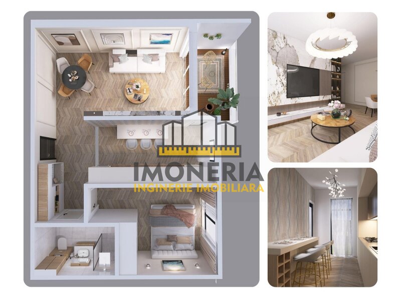 Empire Residence Tornadei 2, comision 0%, 2 camere spatioase, imobil premium